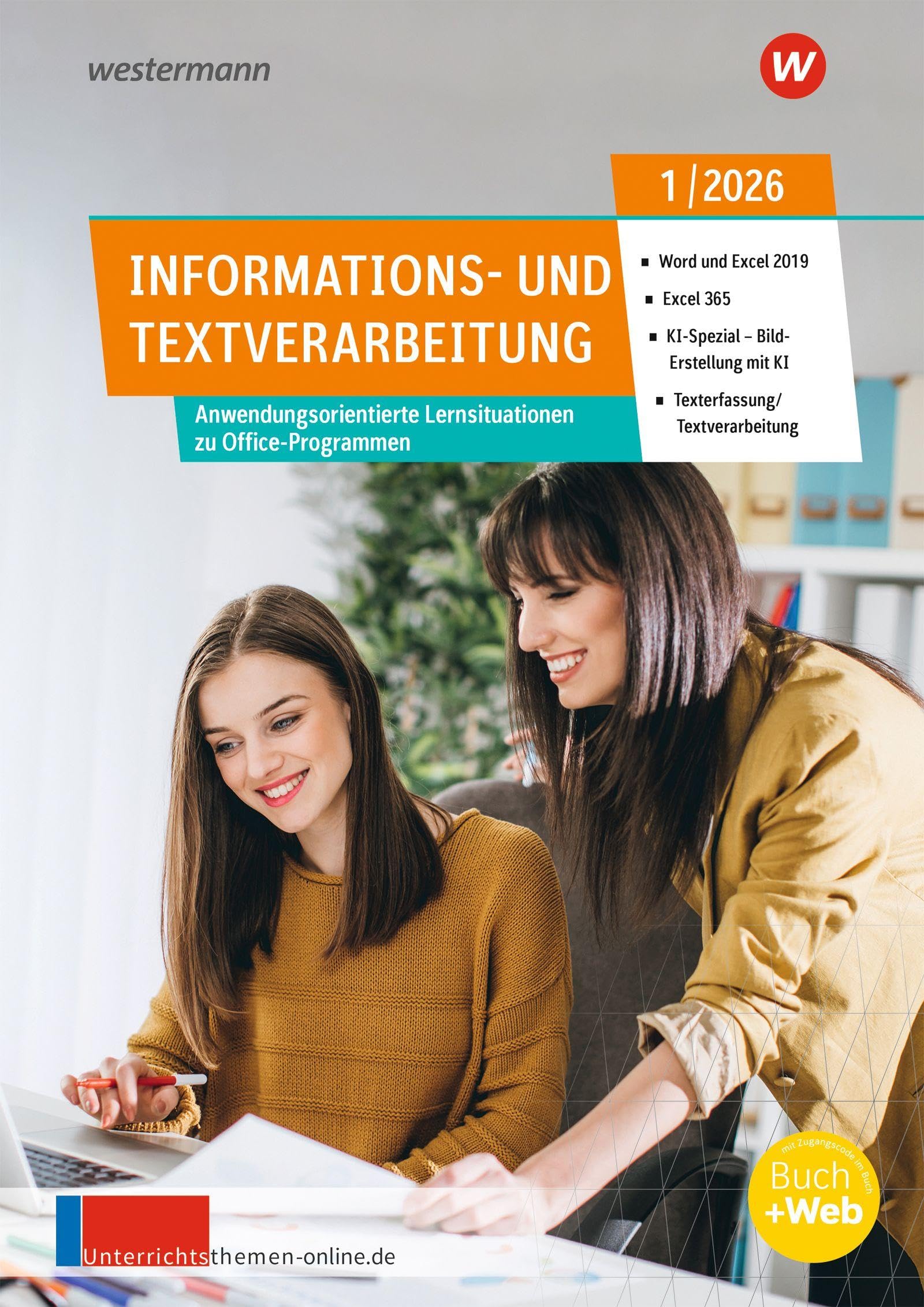Unterrichtsthemen Informations- und Textverarbeitung. Arbeitsblätter für Ihren Unterricht: Ausgabe 1/2026 Computer Science