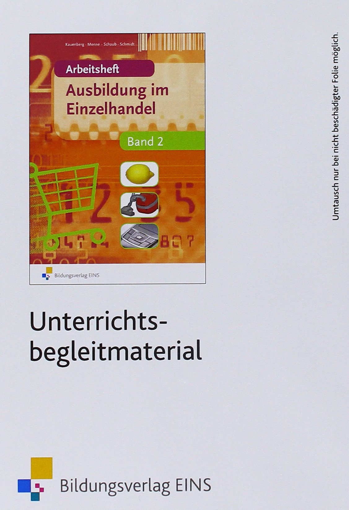 Unterrichtsbegleitmaterial zum Arbeitsheft Einzelhandel Band 2, CD-ROM software