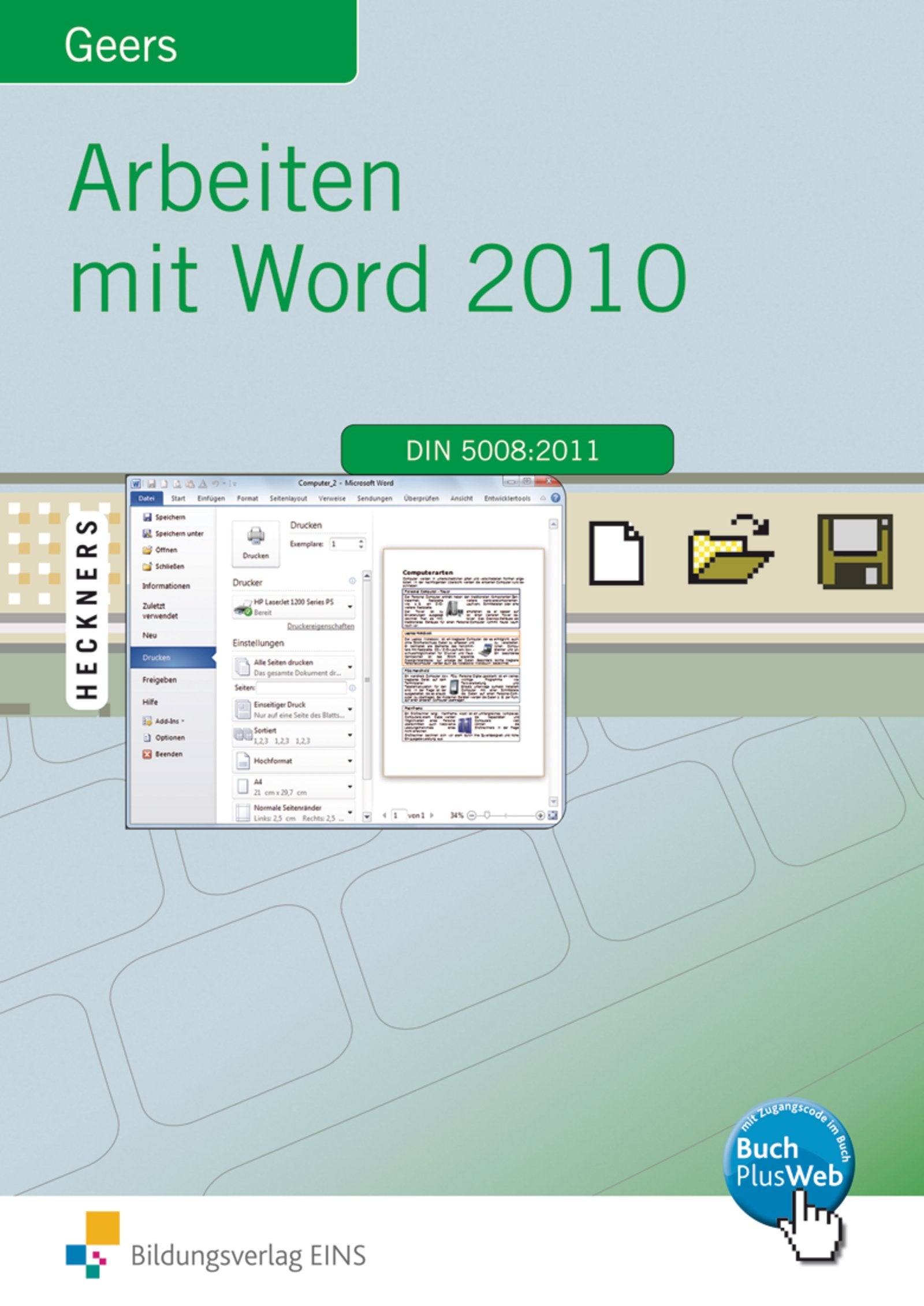 Arbeiten mit Word 2010. Lehr-/Fachbuch book