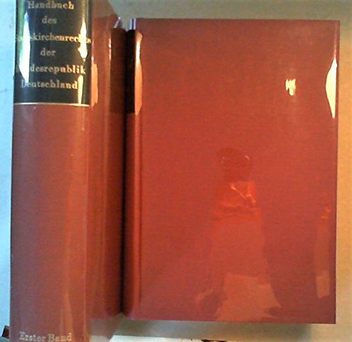 Handbuch des Staatskirchenrechts der Bundesrepublik Deutschland 2 Bände komplett Books