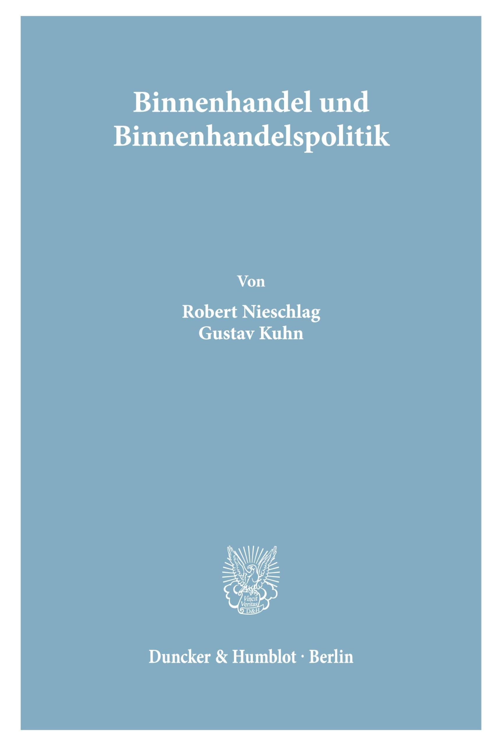 Binnenhandel und Binnenhandelspolitik. Law