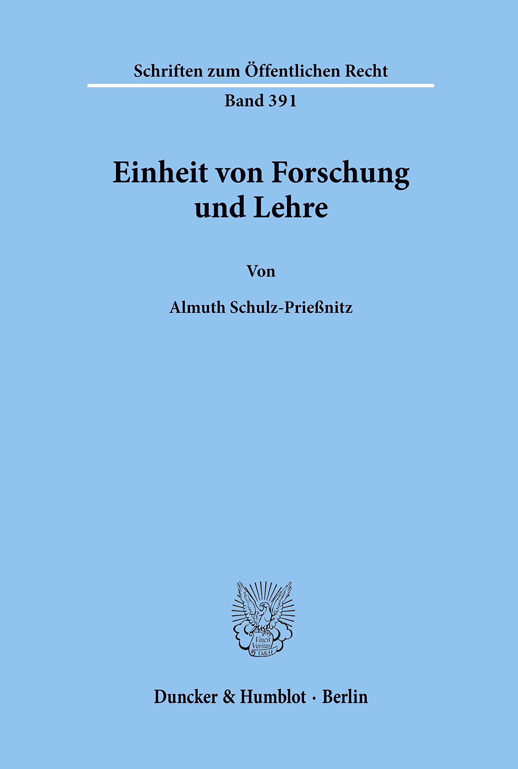 Einheit Von Forschung Und Lehre book