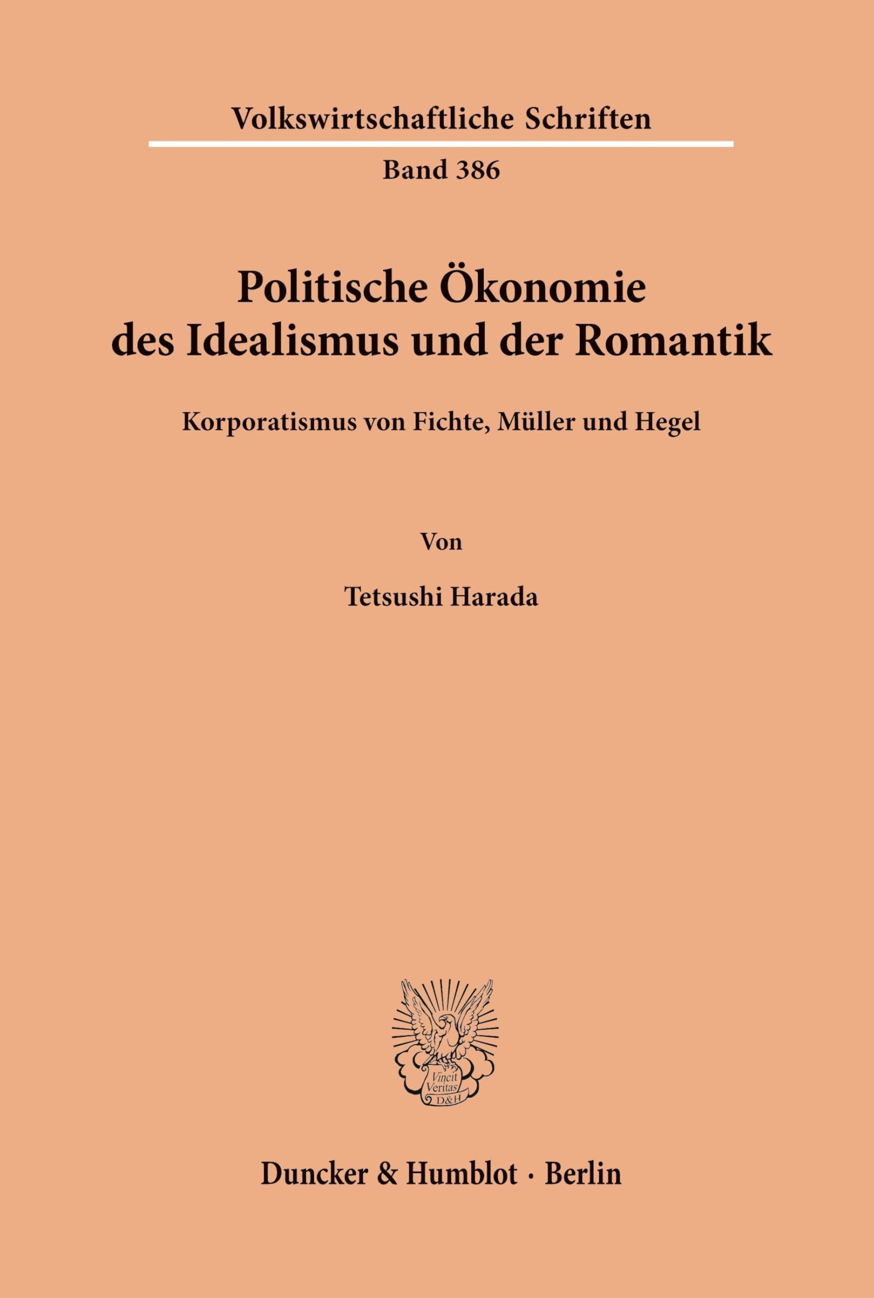 Politische Ökonomie des Idealismus und der Romantik. Law