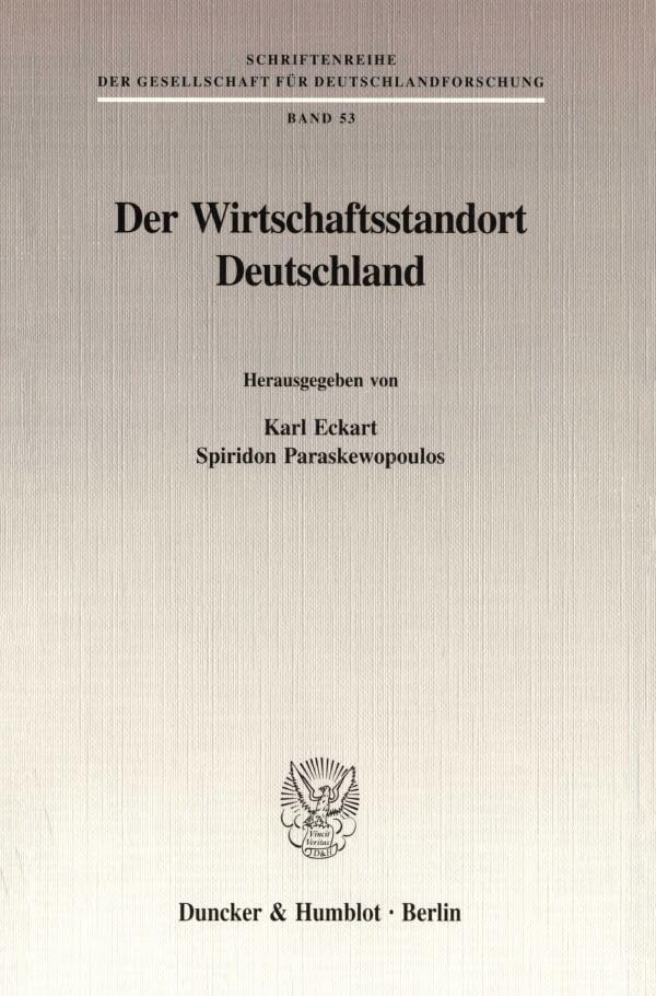 Der Wirtschaftsstandort Deutschland. Law