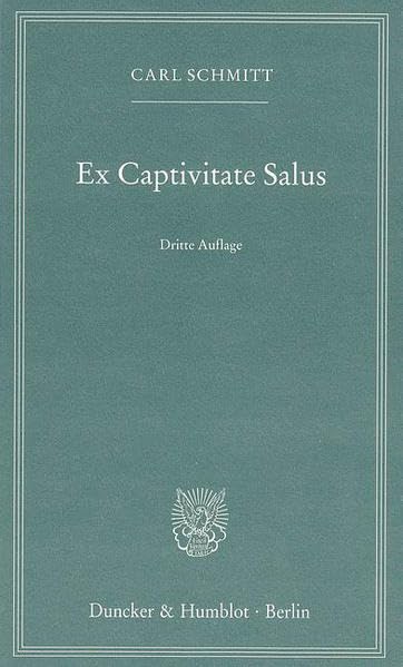 Ex Captivitate Salus. Erfahrungen der Zeit 1945/47. Law