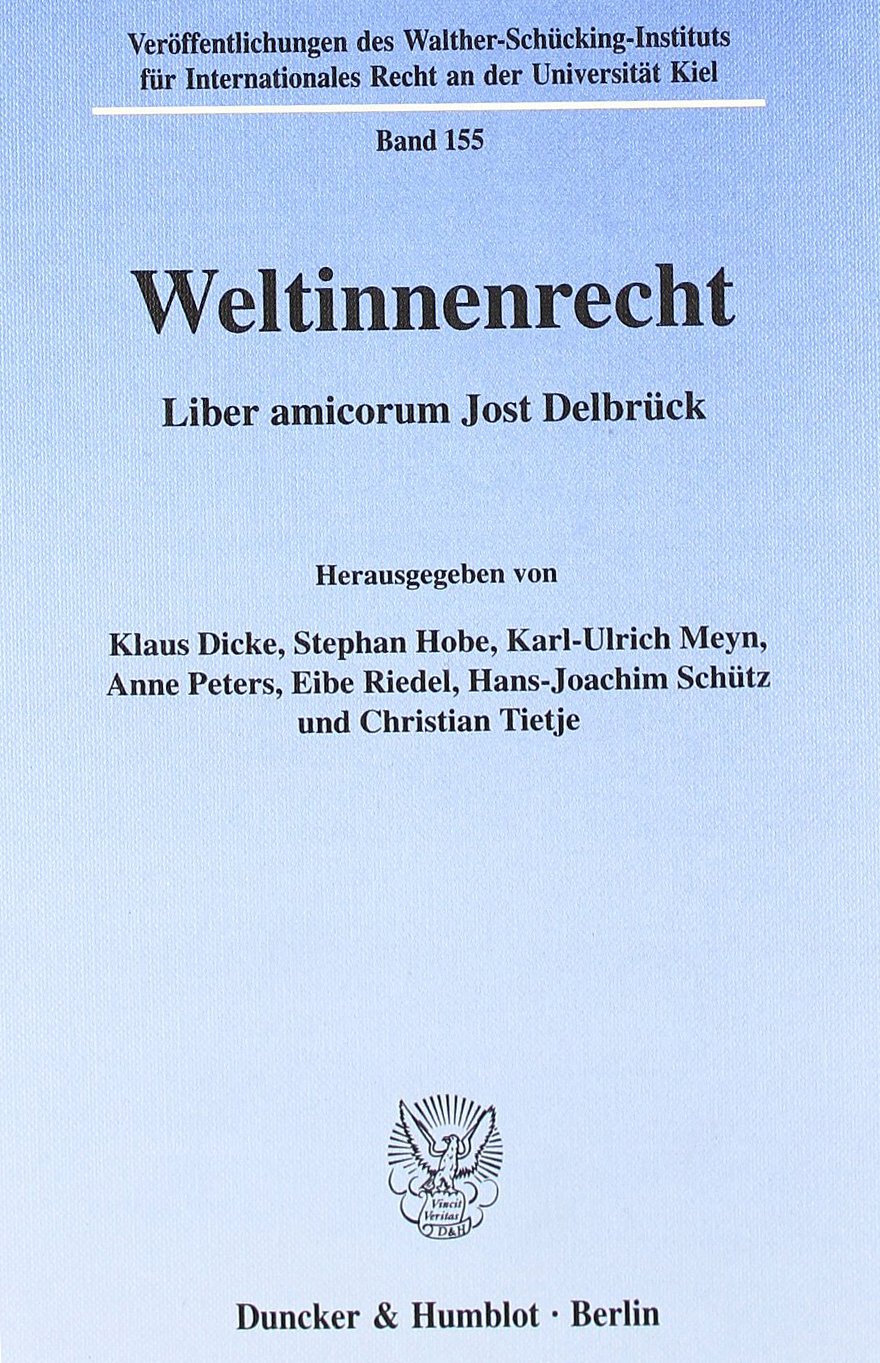 Product Image: Weltinnenrecht.