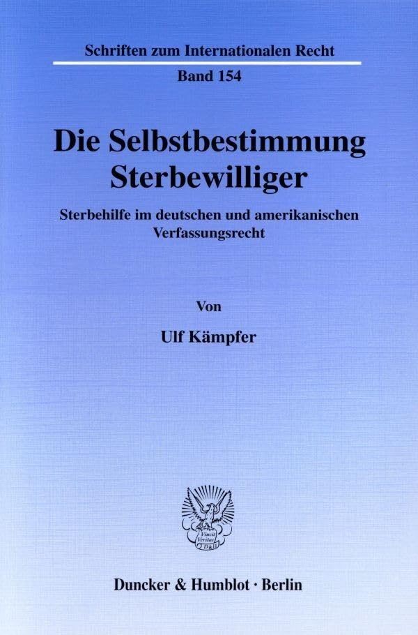 Product Image: Die Selbstbestimmung Sterbewilliger.