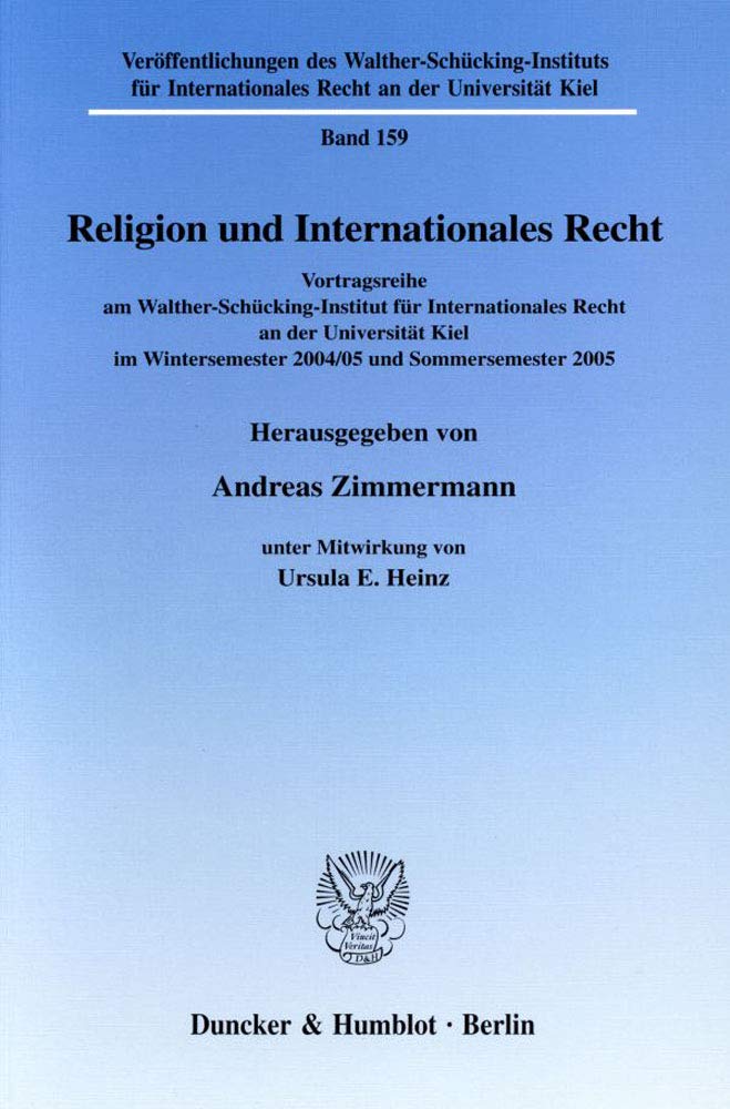 Religion und Internationales Recht. Law