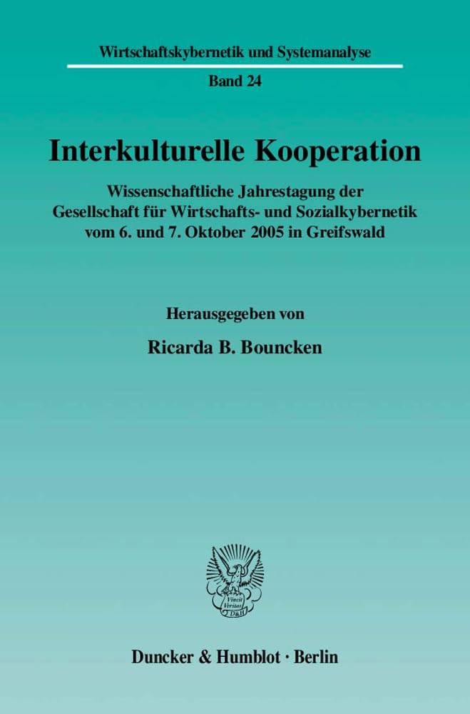 Interkulturelle Kooperation. Law Books