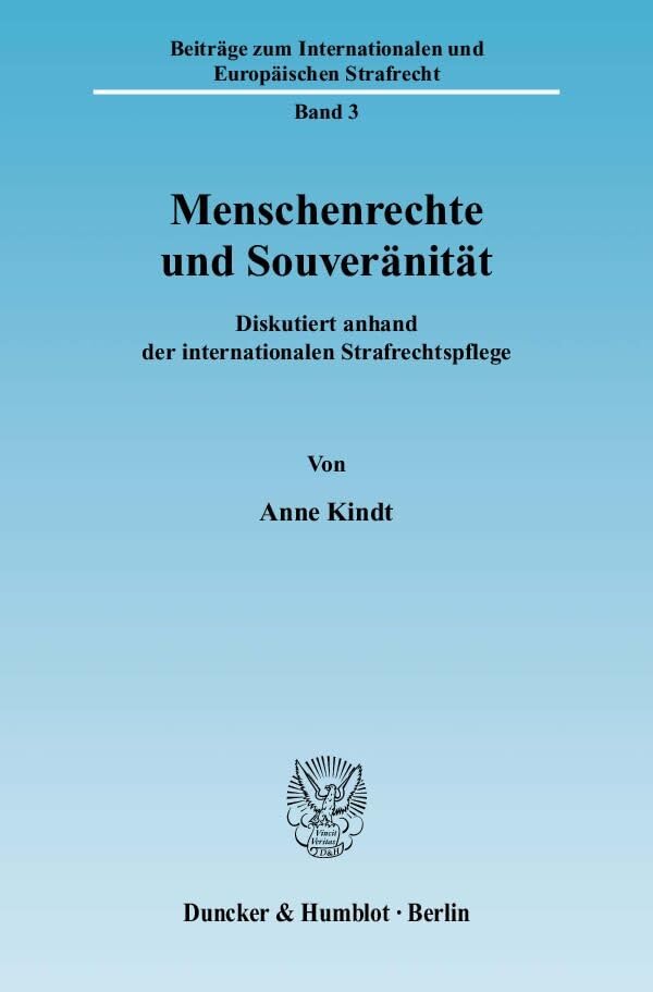Menschenrechte und Souveränität. book
