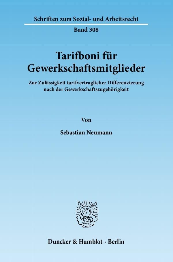 Tarifboni für Gewerkschaftsmitglieder. Law