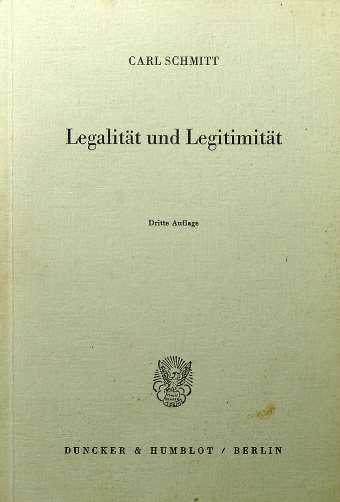 Legalität und Legitimität. Law