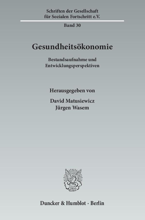 Gesundheitsökonomie. Law