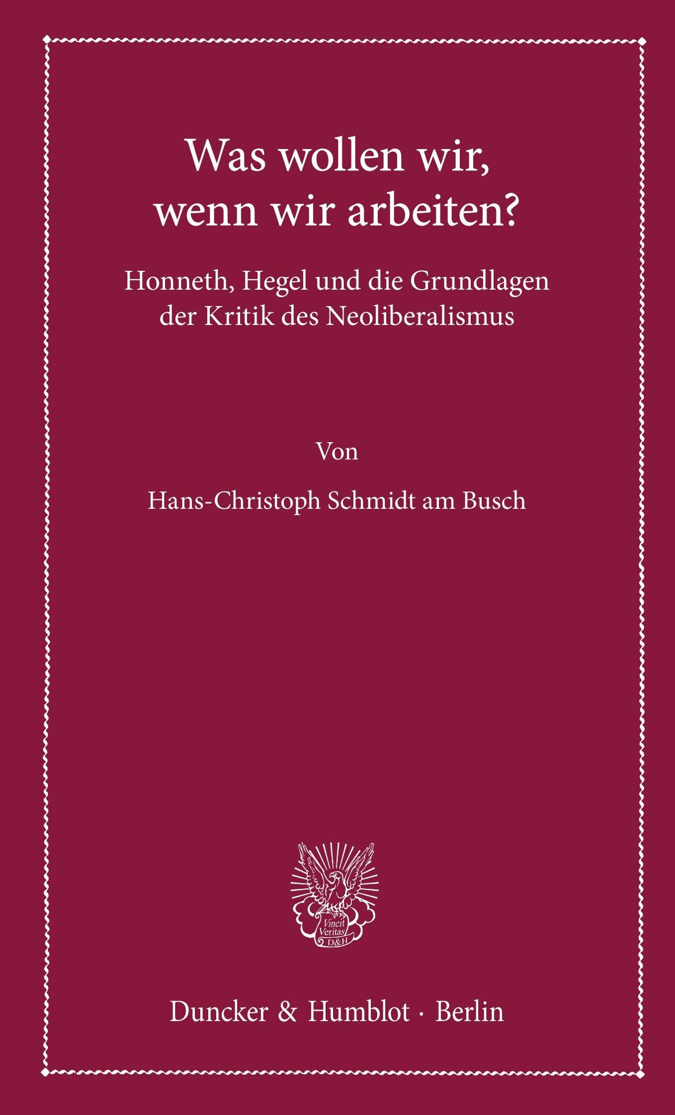 Was wollen wir, wenn wir arbeiten? book