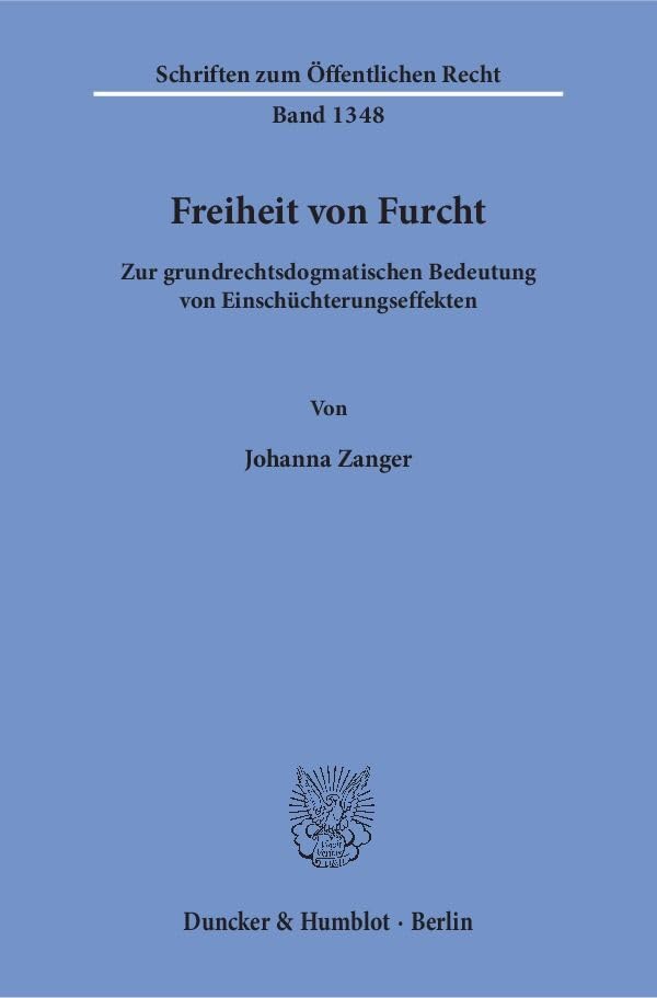 Freiheit von Furcht. Law