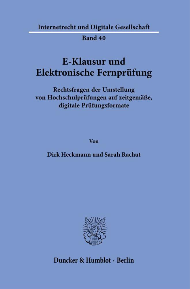 E-Klausur und Elektronische Fernprüfung. Law