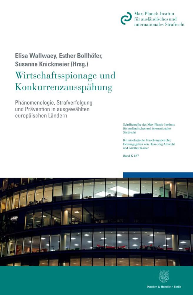 Wirtschaftsspionage und Konkurrenzausspähung. Medicine