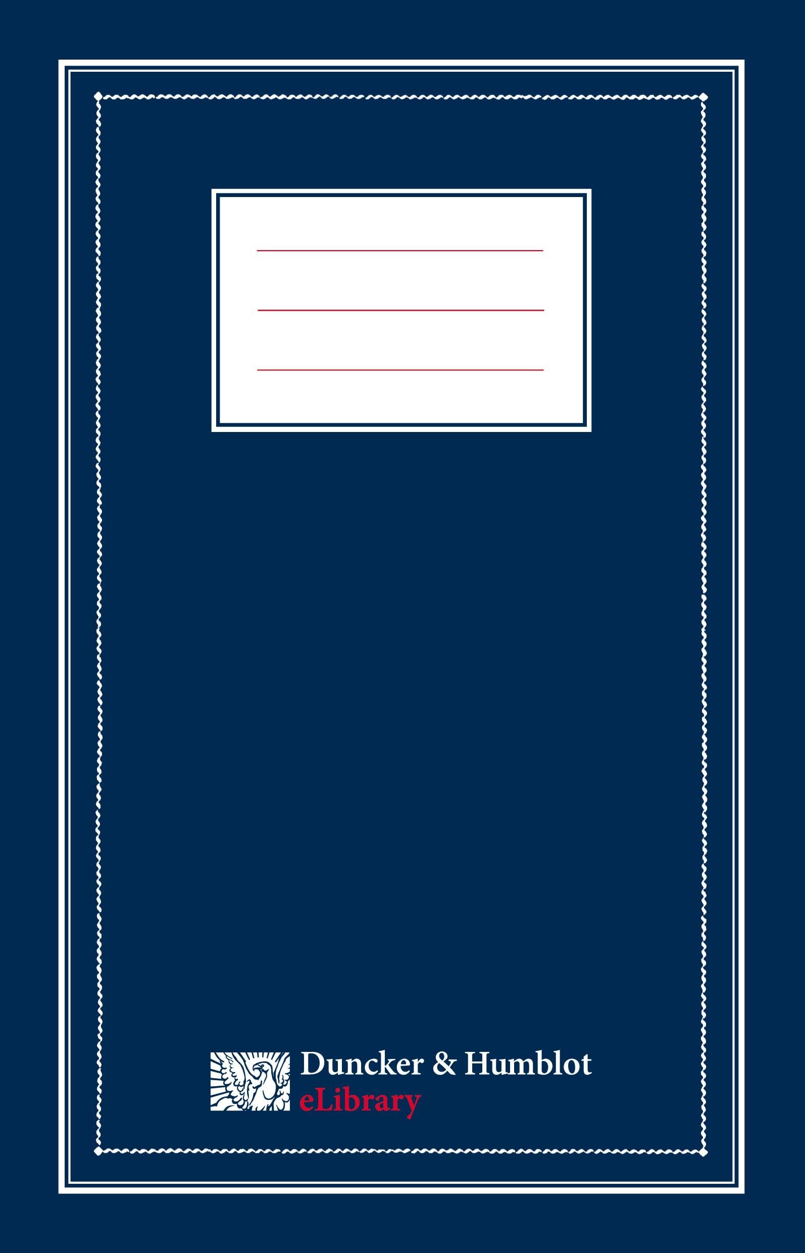 Notizbuch.: Duncker & Humblot eLibrary. Law