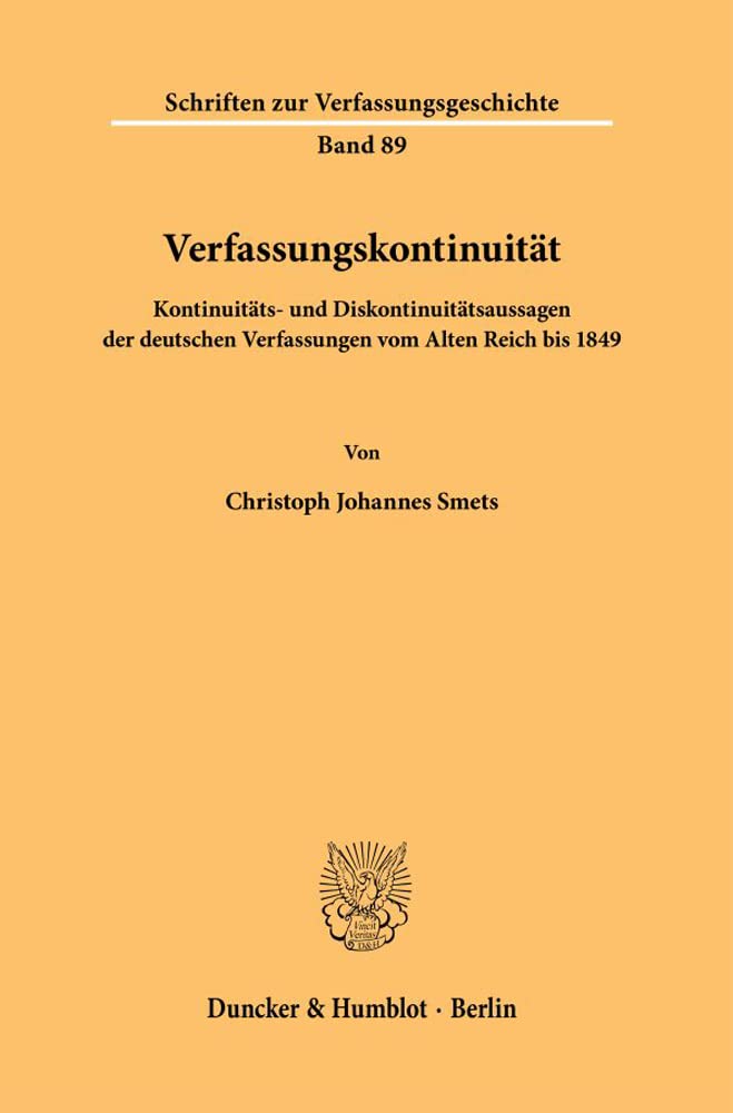 Verfassungskontinuität. Law