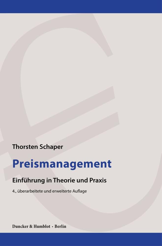 Preismanagement. Law
