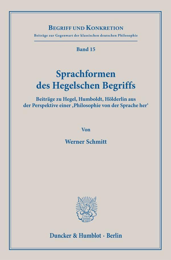 Sprachformen des Hegelschen Begriffs Philosophy