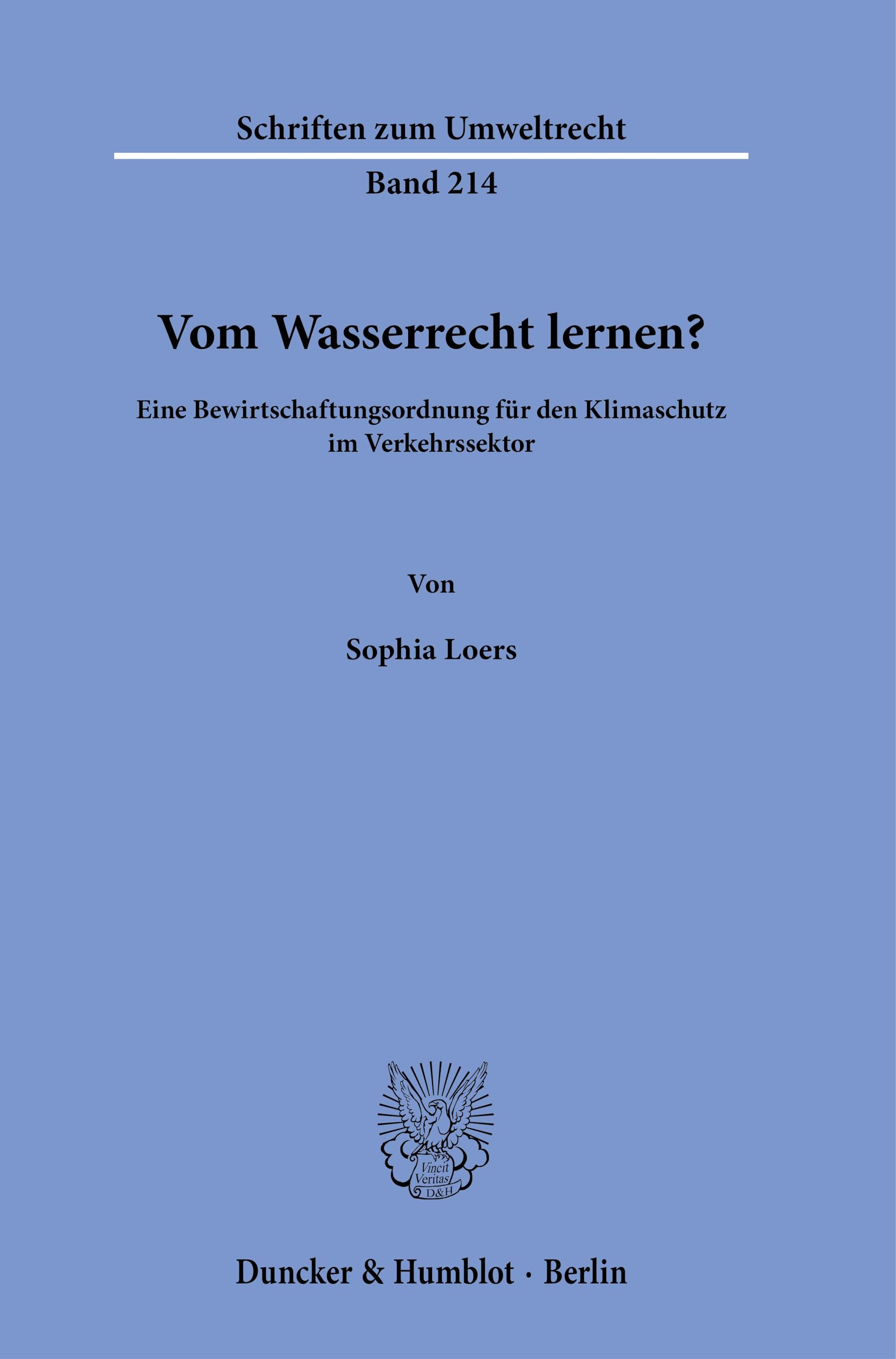 Vom Wasserrecht lernen? Law