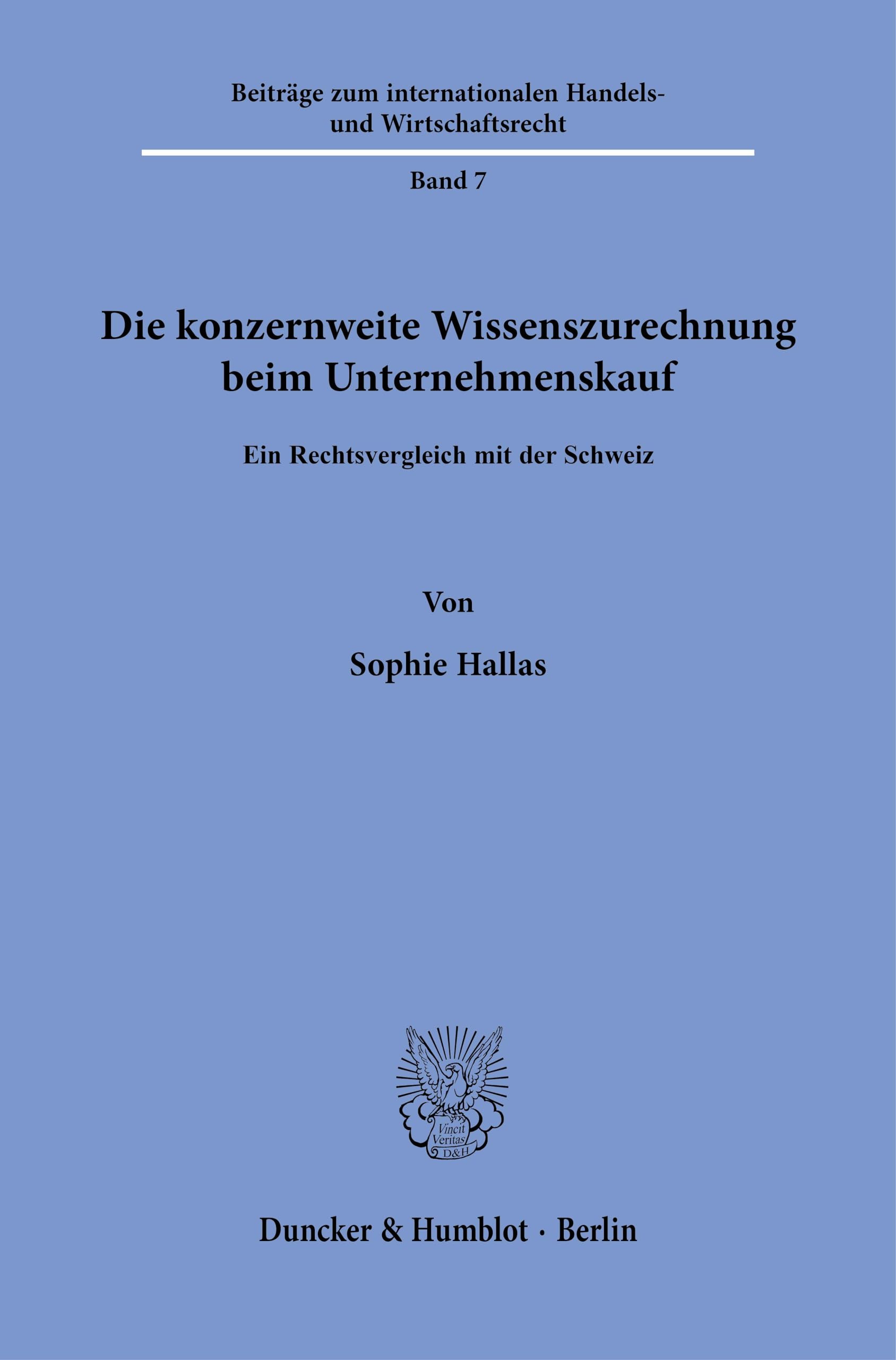 Die konzernweite Wissenszurechnung beim Unternehmenskauf Law