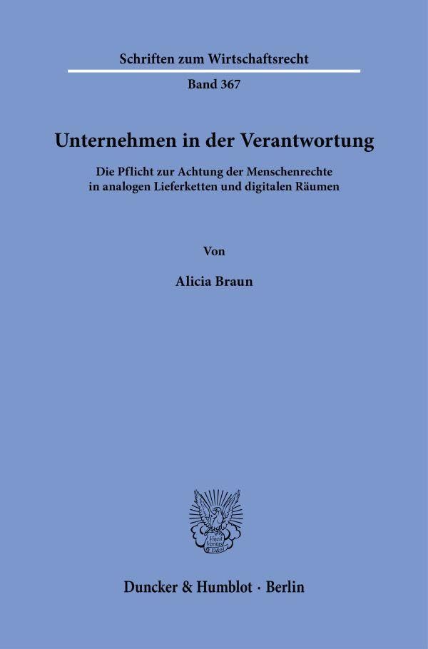Unternehmen in der Verantwortung Law