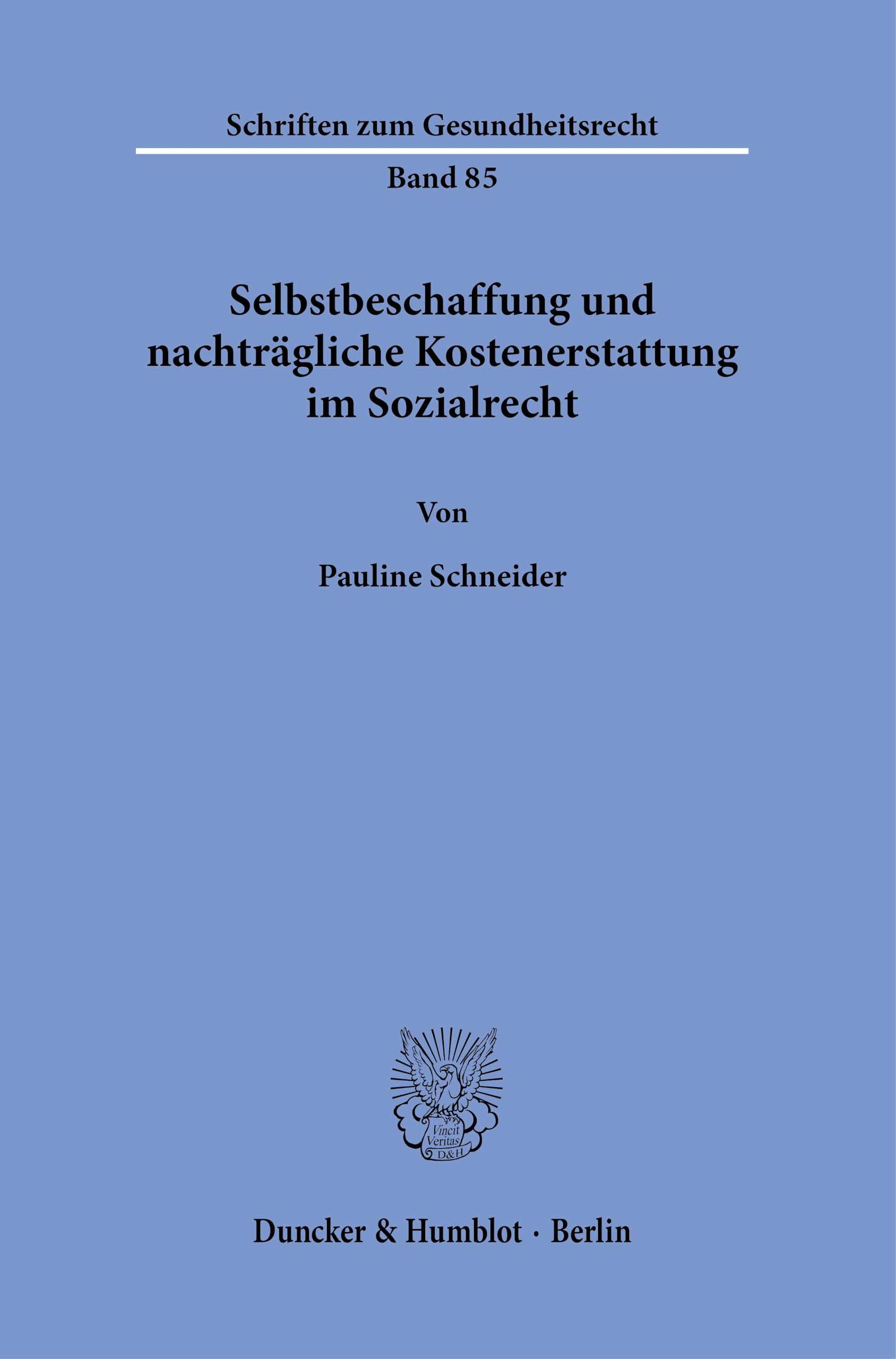 Selbstbeschaffung und nachträgliche Kostenerstattung im Sozialrecht Law