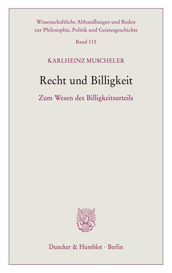 Recht und Billigkeit Law