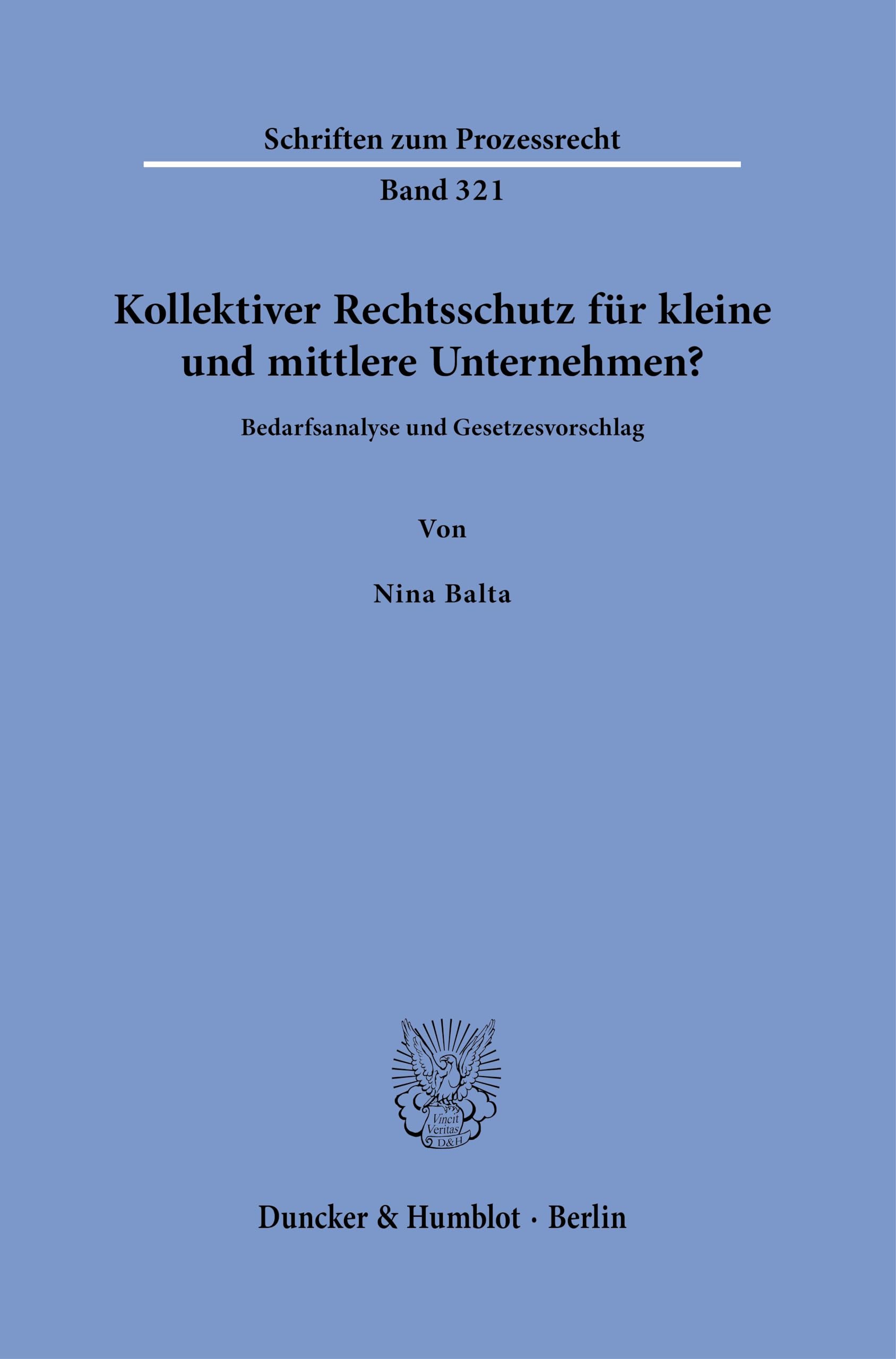 Kollektiver Rechtsschutz für kleine und mittlere Unternehmen? Law