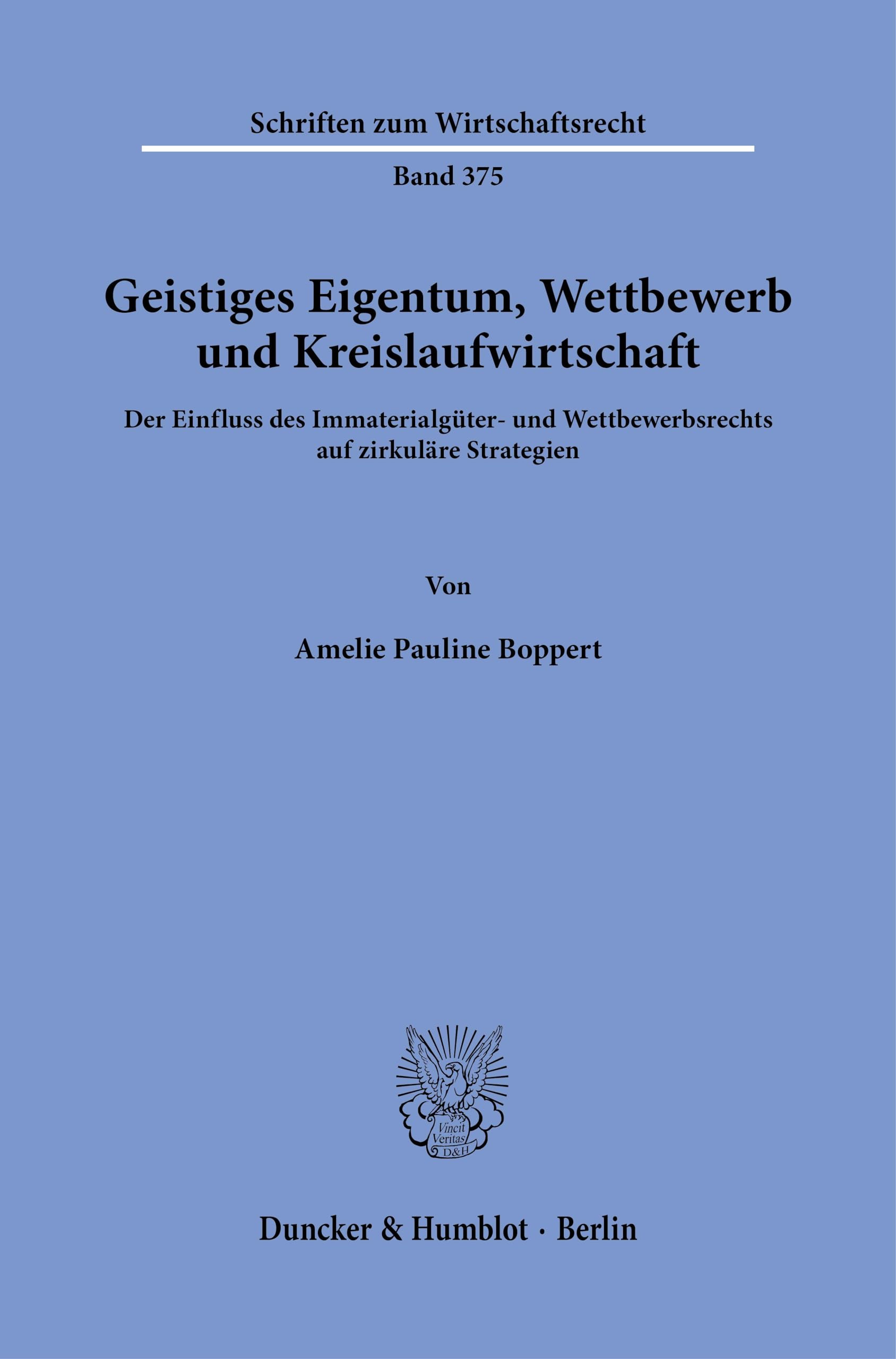 Geistiges Eigentum, Wettbewerb und Kreislaufwirtschaft Law