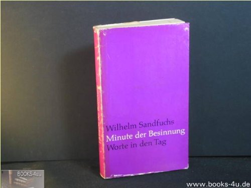 Minute der Besinnung. - Würzburg : Echter-Verlag Contemporary literature