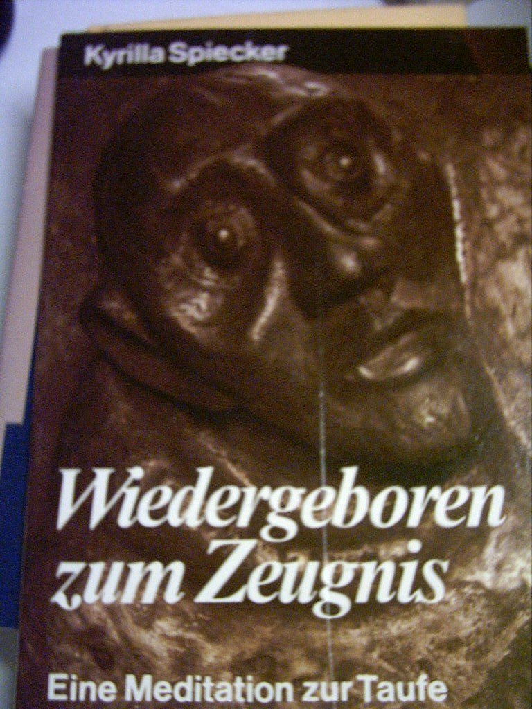 Wiedergeboren zum Zeugnis: Eine Meditation zur Taufe am Taufbrunnen von Toni Zenz in St. Ewald/Dortmund Aplerbeck Books