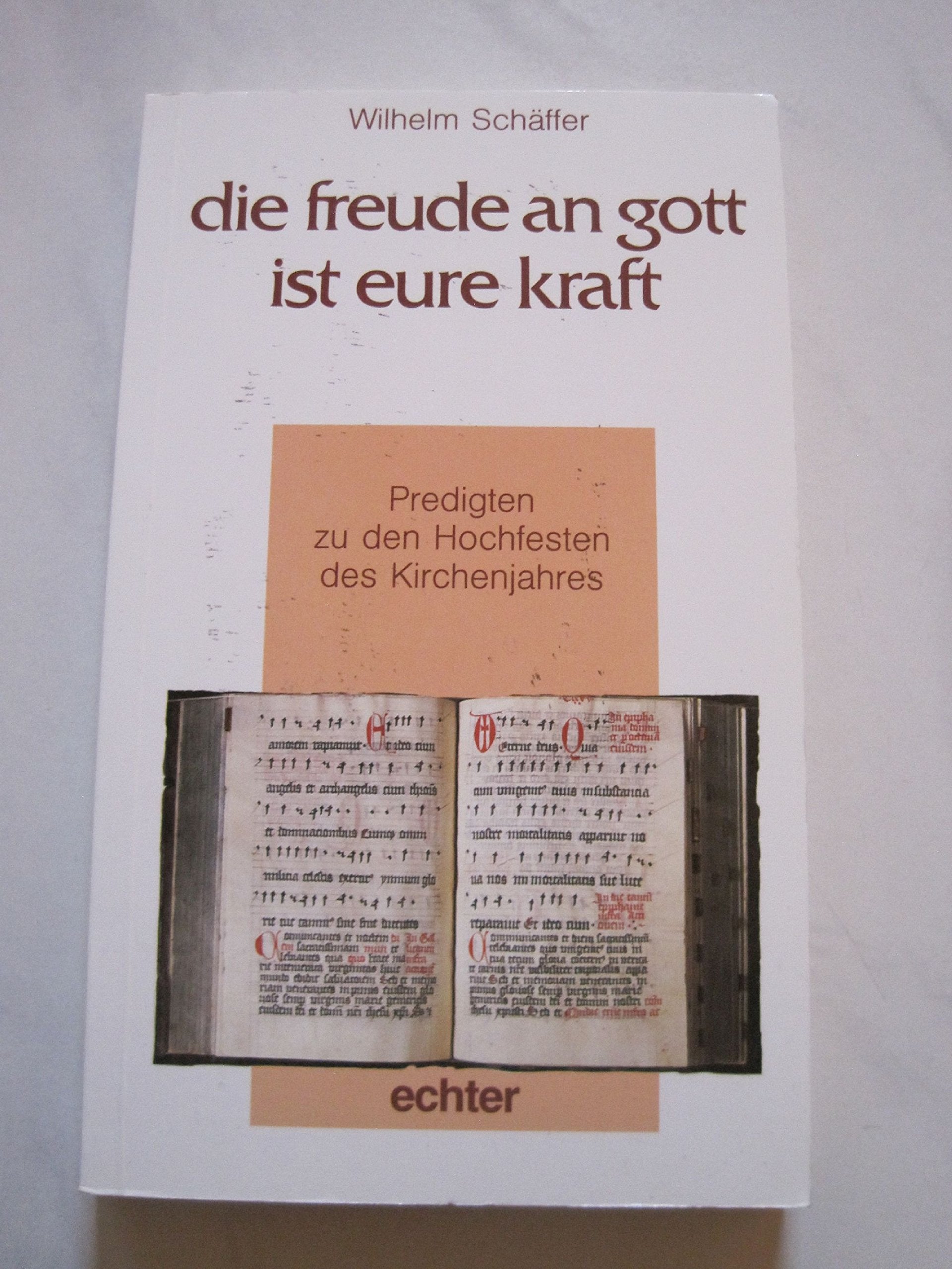Die Freude an Gott ist eure Kraft: Predigten zu den Hochfesten des Kirchenjahres Books