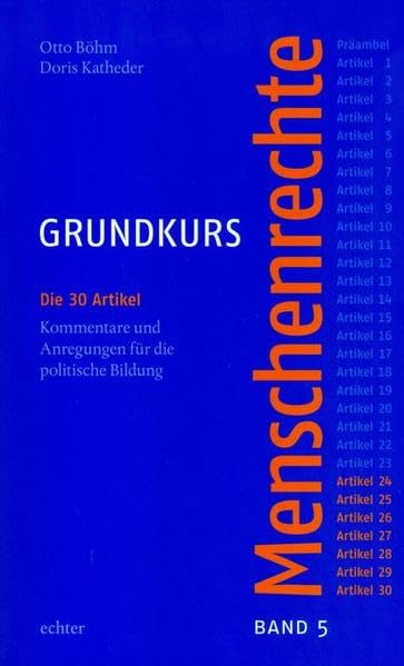 Grundkurs Menschenrechte / Grundkurs Menschenrechte - Band 5 Social Sciences