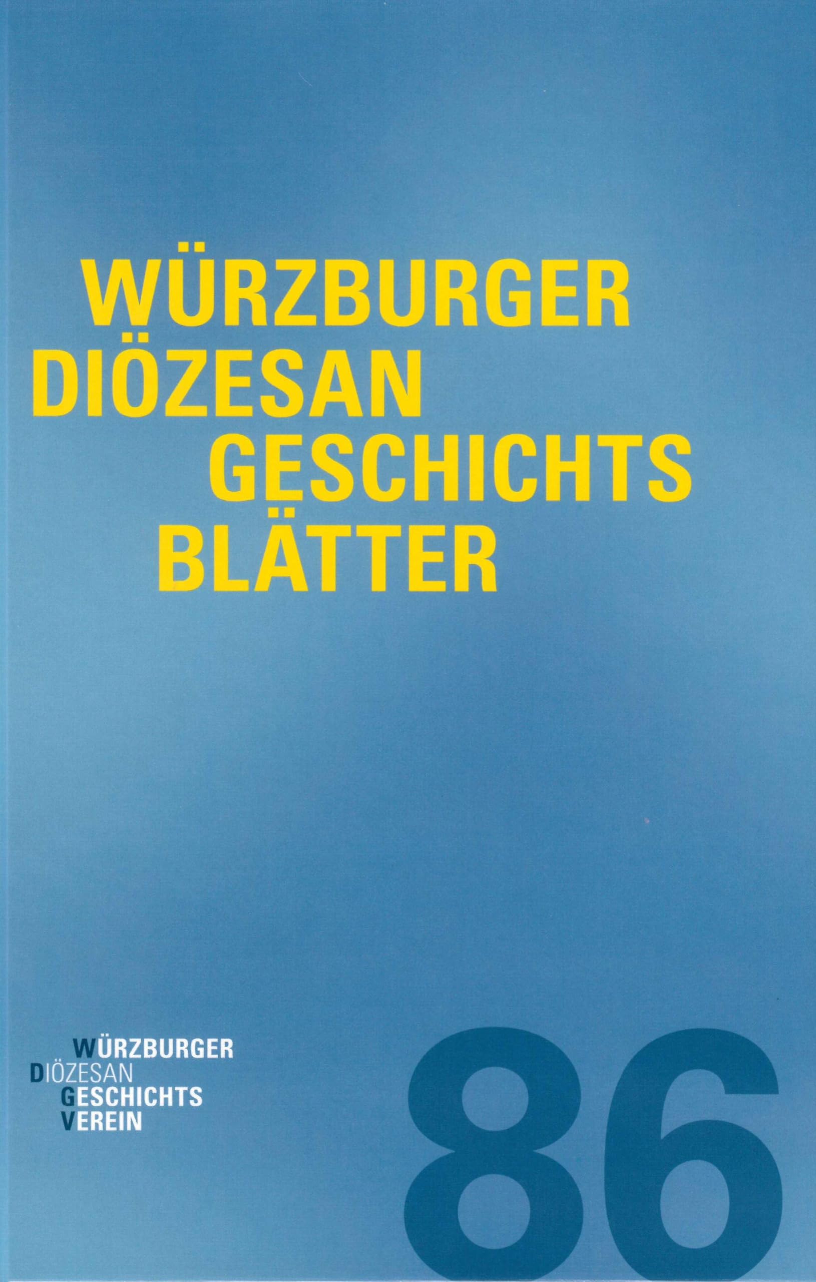 Würzburger Diözesangeschichtsblätter 86 (2023) Religion & Esotericism