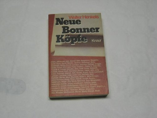 Neue Bonner Köpfe Books