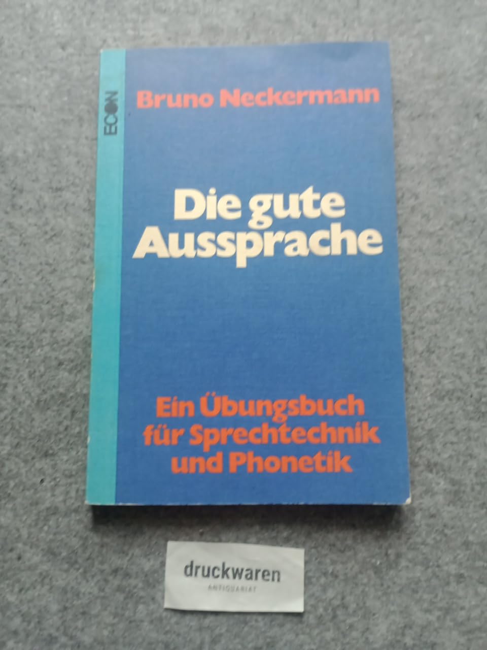 Die gute Aussprache. Ein Übungsbuch für Sprechtechnik und Phonetik Professional & Reference Books