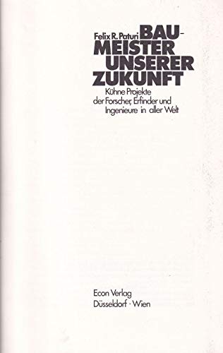 Baumeister unserer Zukunft Business & Technology