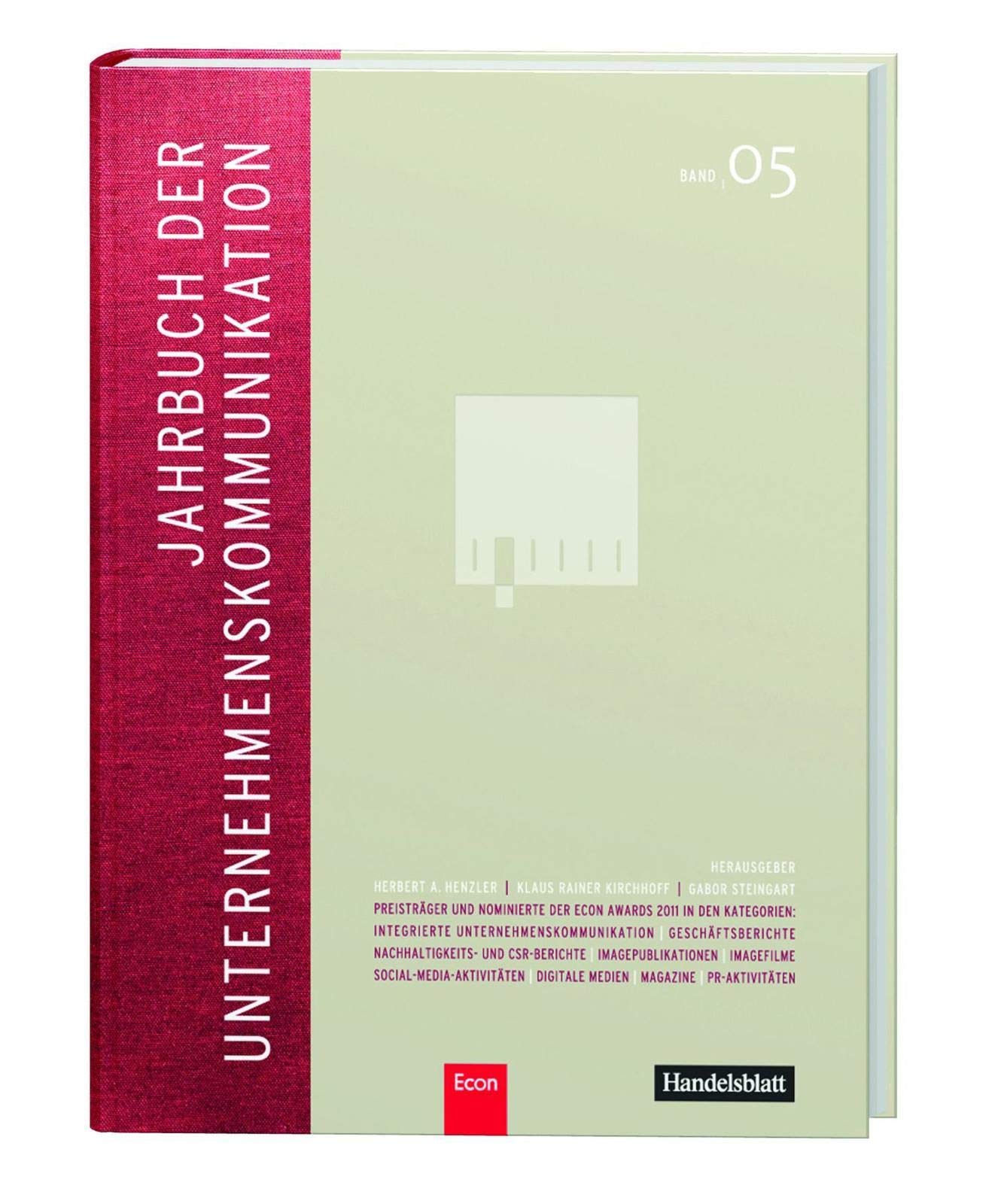 Jahrbuch der Unternehmenskommunikation 2011 Law