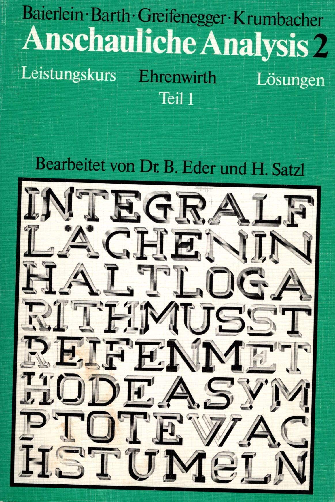 Anschauliche Analysis: Lösungen Books
