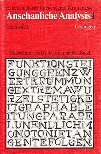 Anschauliche Analysis: Lösungen Books