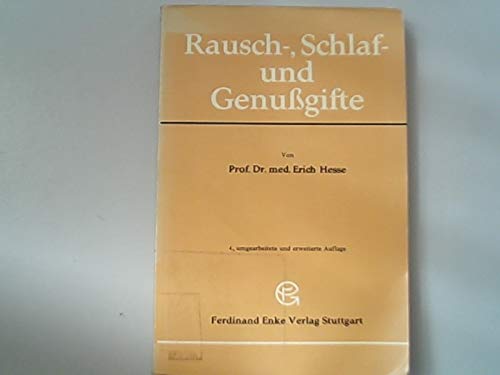 Rausch-, Schlaf- und Genußgifte Books