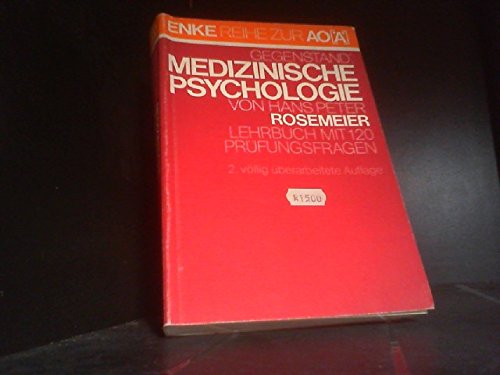 Medizinische Psychologie : Lehrbuch mit 120 Prüfungsfragen. Books