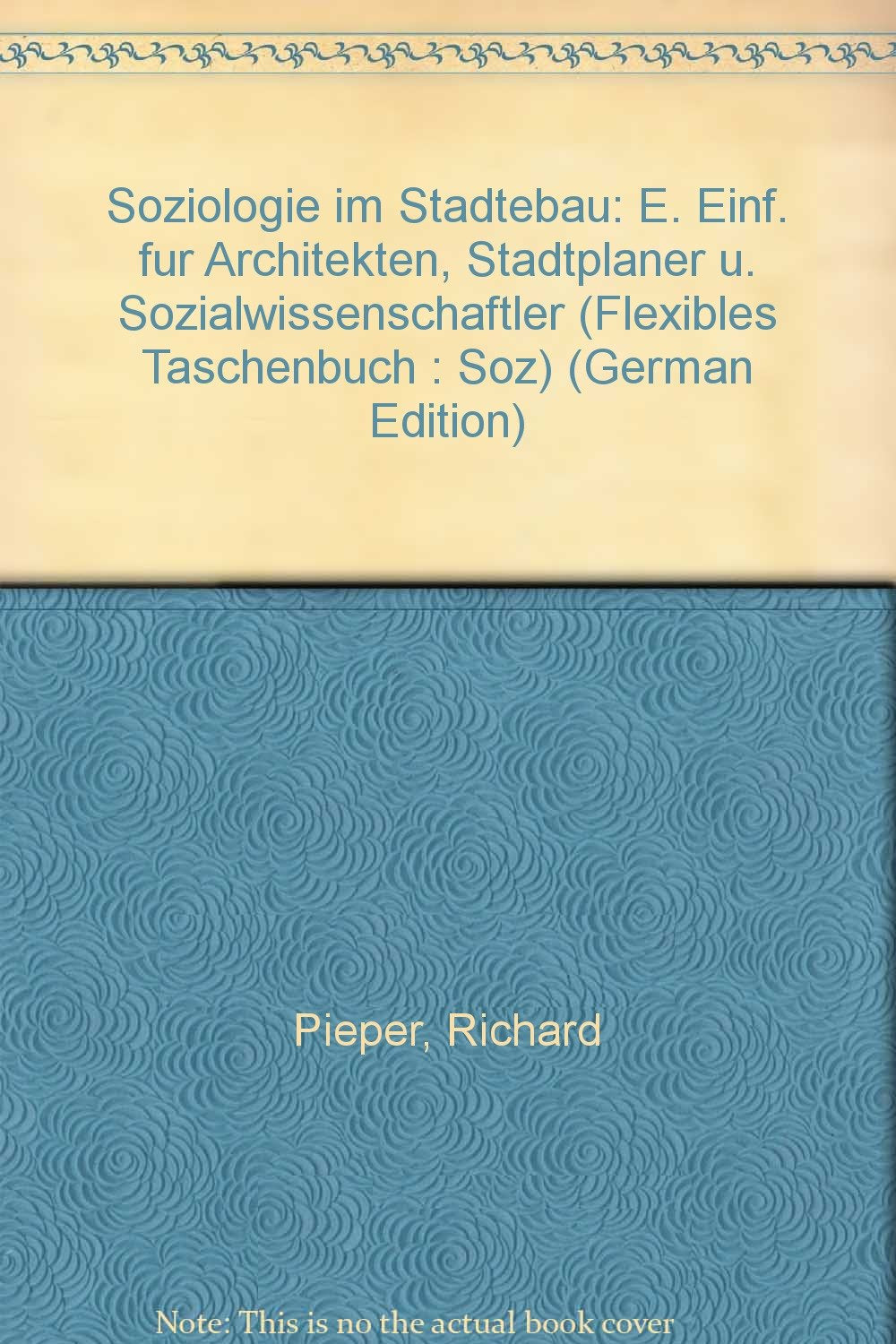 Soziologie im Städtebau Professional & Reference Books
