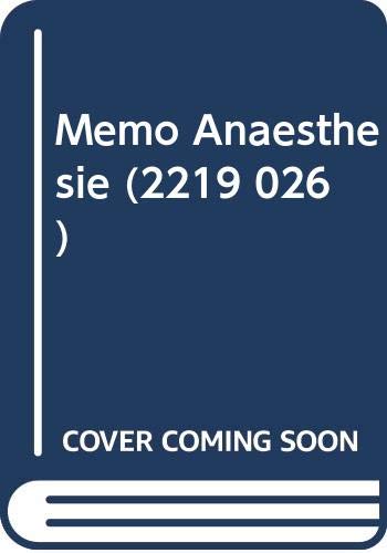 Product Image: Memo Anästhesie (2219 026)