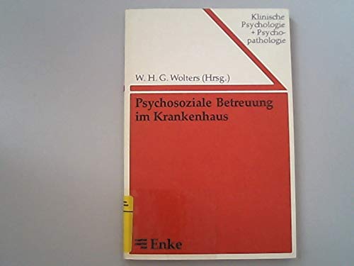 Psychosoziale Betreuung im Krankenhaus Medicine