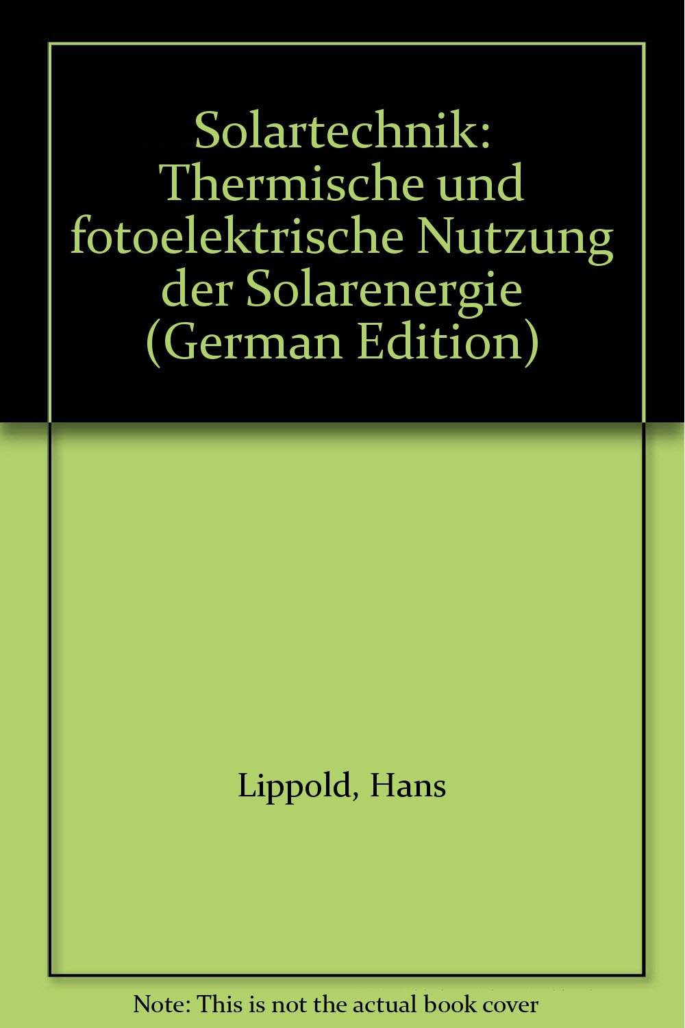 Solartechnik: Thermische und fotoelektrische Nutzung der Solarenergie Business & Technology