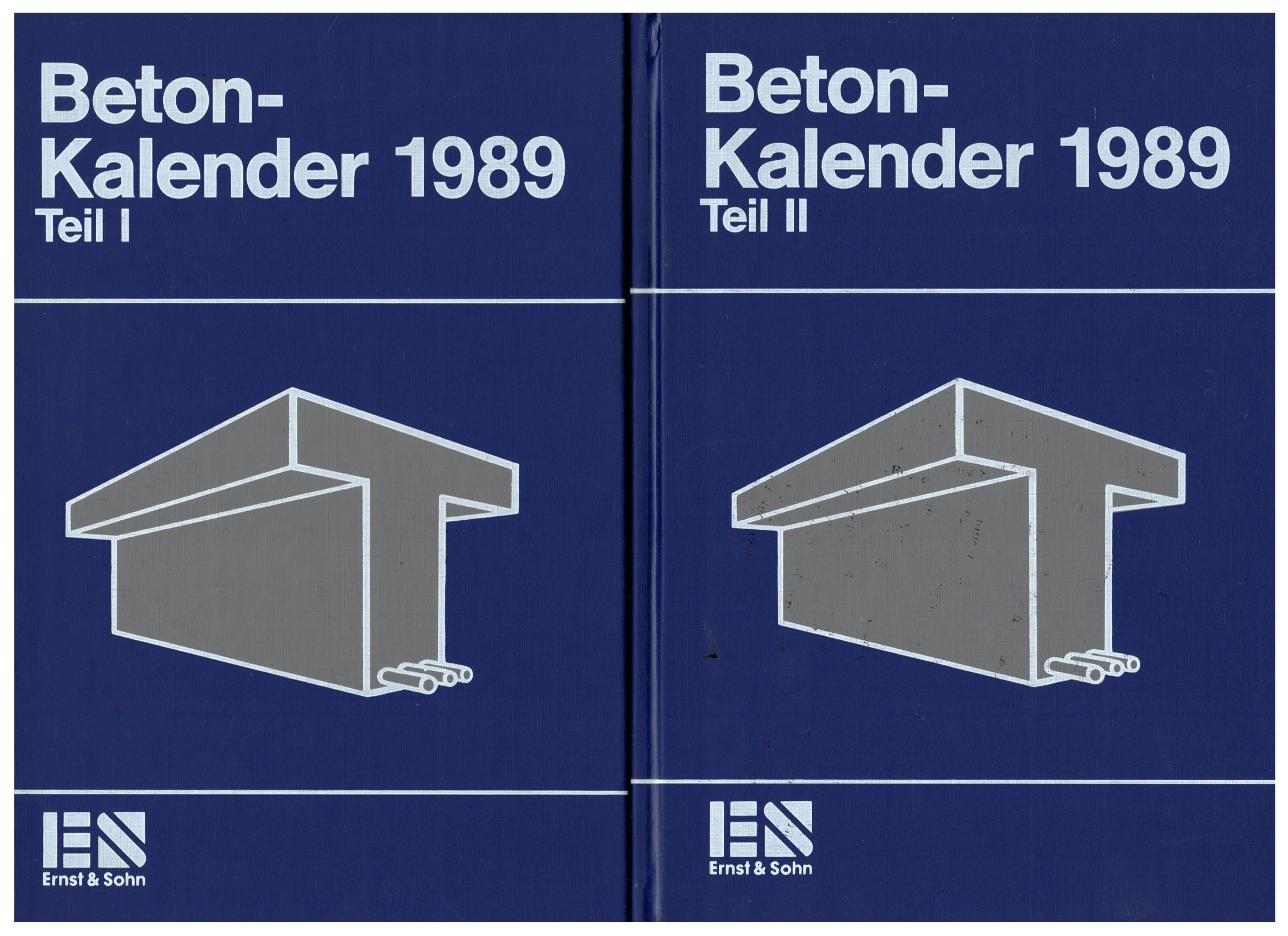 Beton-Kalender 1989: Taschenbuch für Beton-, Stahlbeton- und Spannbetonbau sowie die verwandten Fächer Architecture